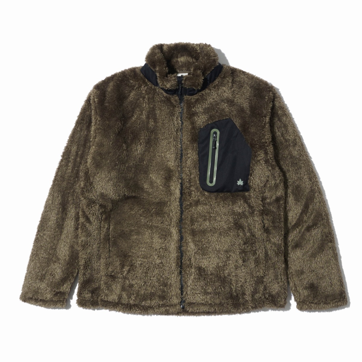 アルミプリント裏地付きボアブルゾン アウター