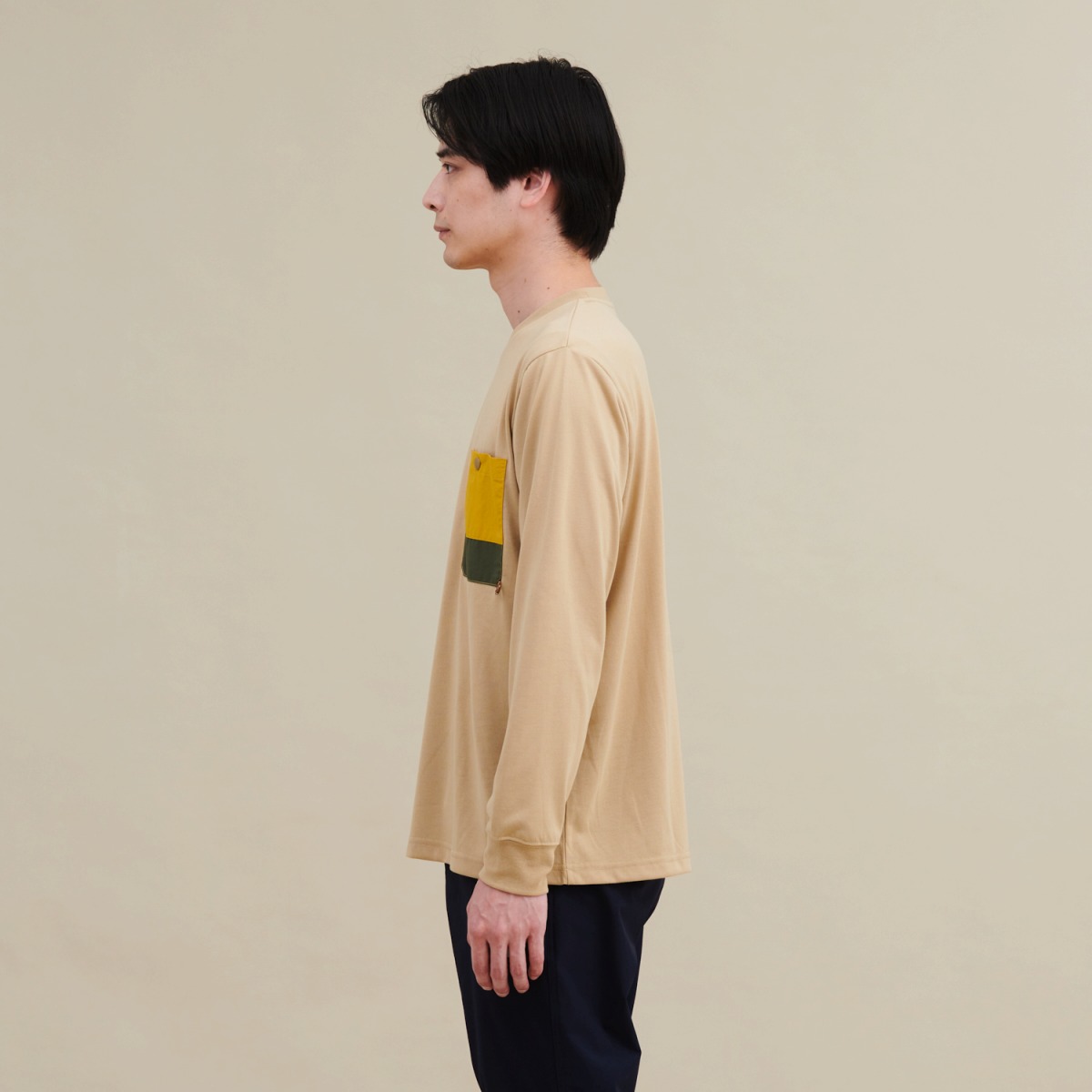身長：182cm　着用サイズ：L