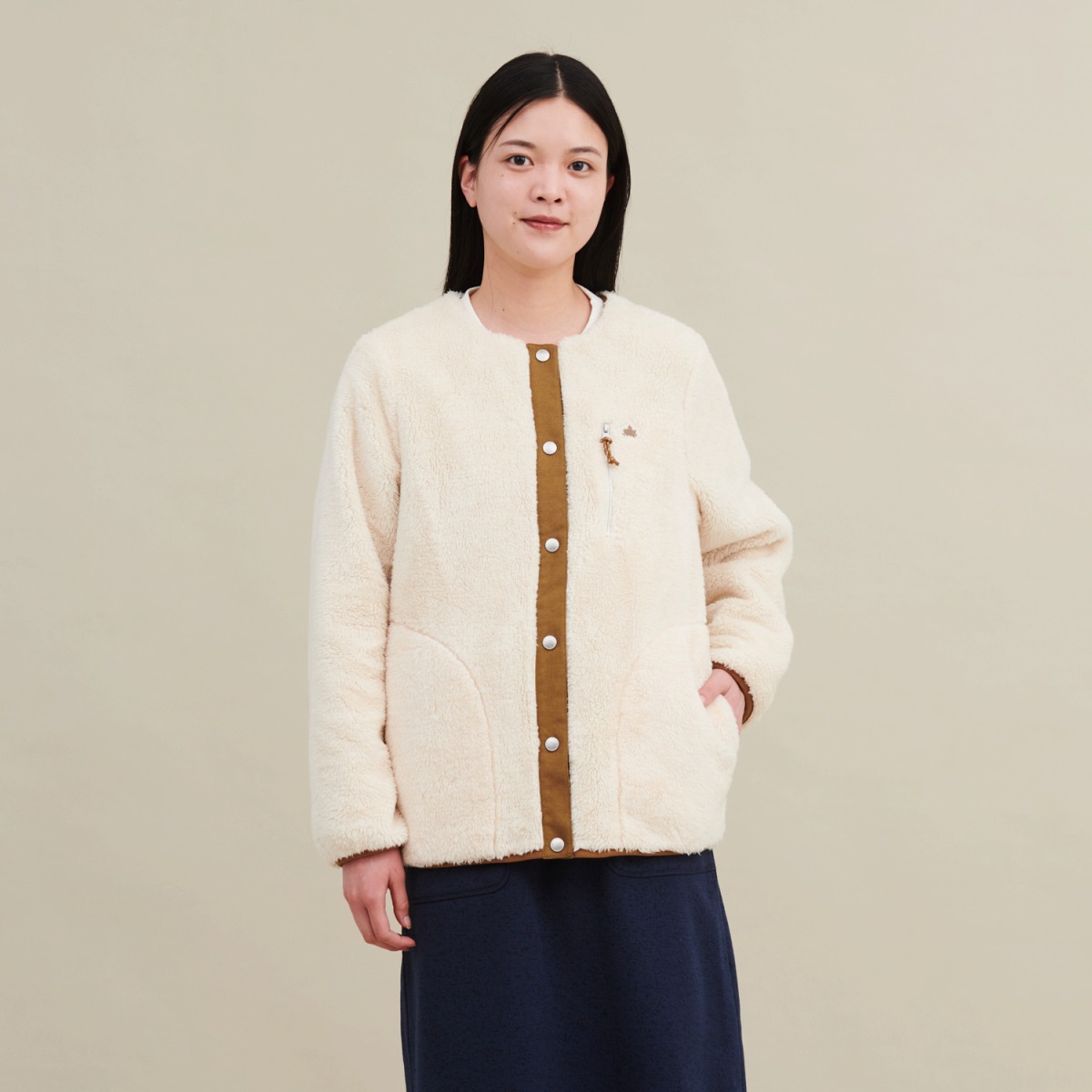 ヤヌスボアカーディガン トップス