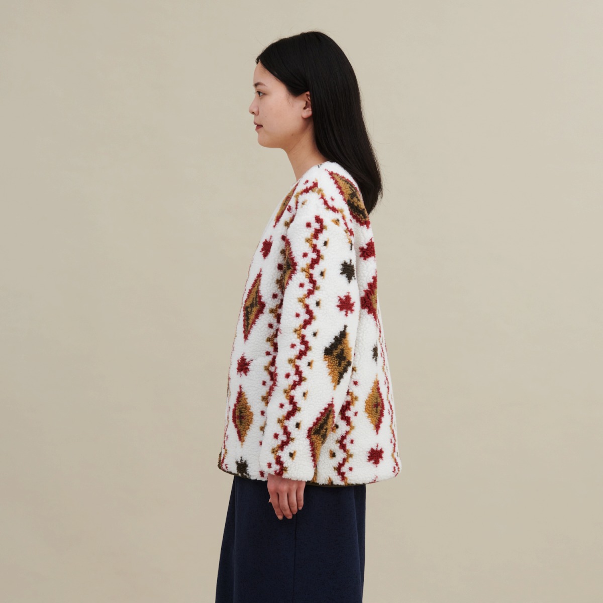 シープボアフォーリィジリバーシブルジャケット アウター