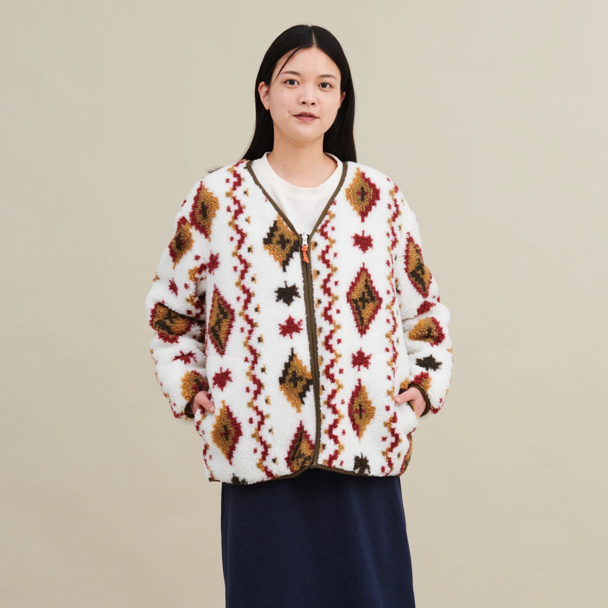 シープボアフォーリィジリバーシブルジャケット アウター