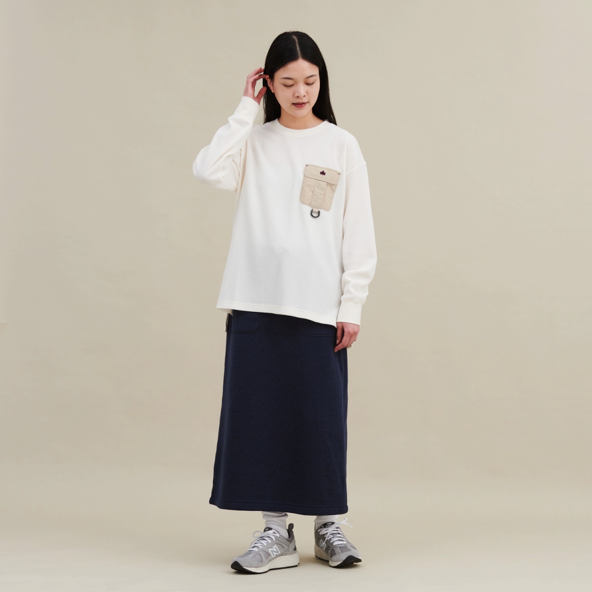 身長：167cm　着用サイズ：M
