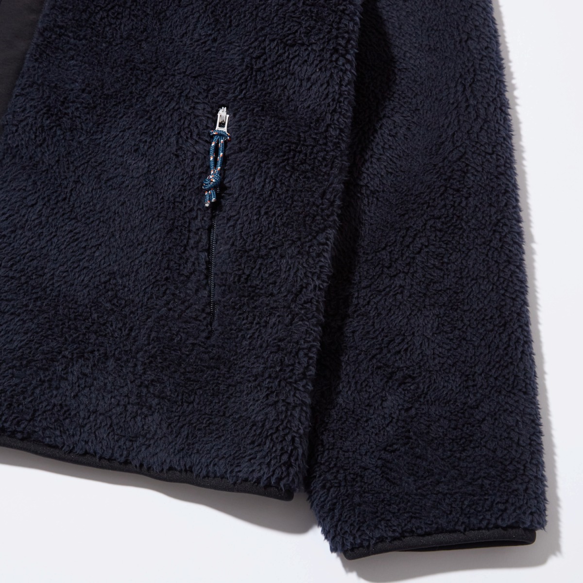 モコモコソフトノーカラージャケット アウター