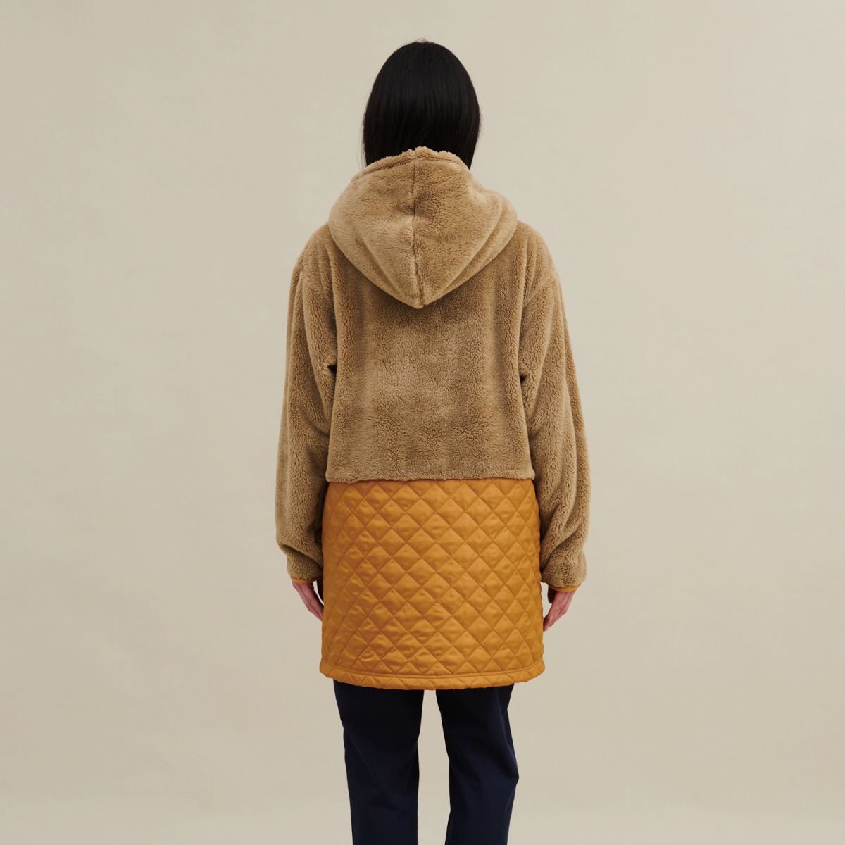 モコモコ×キルトドッキングワンピース ワンピース