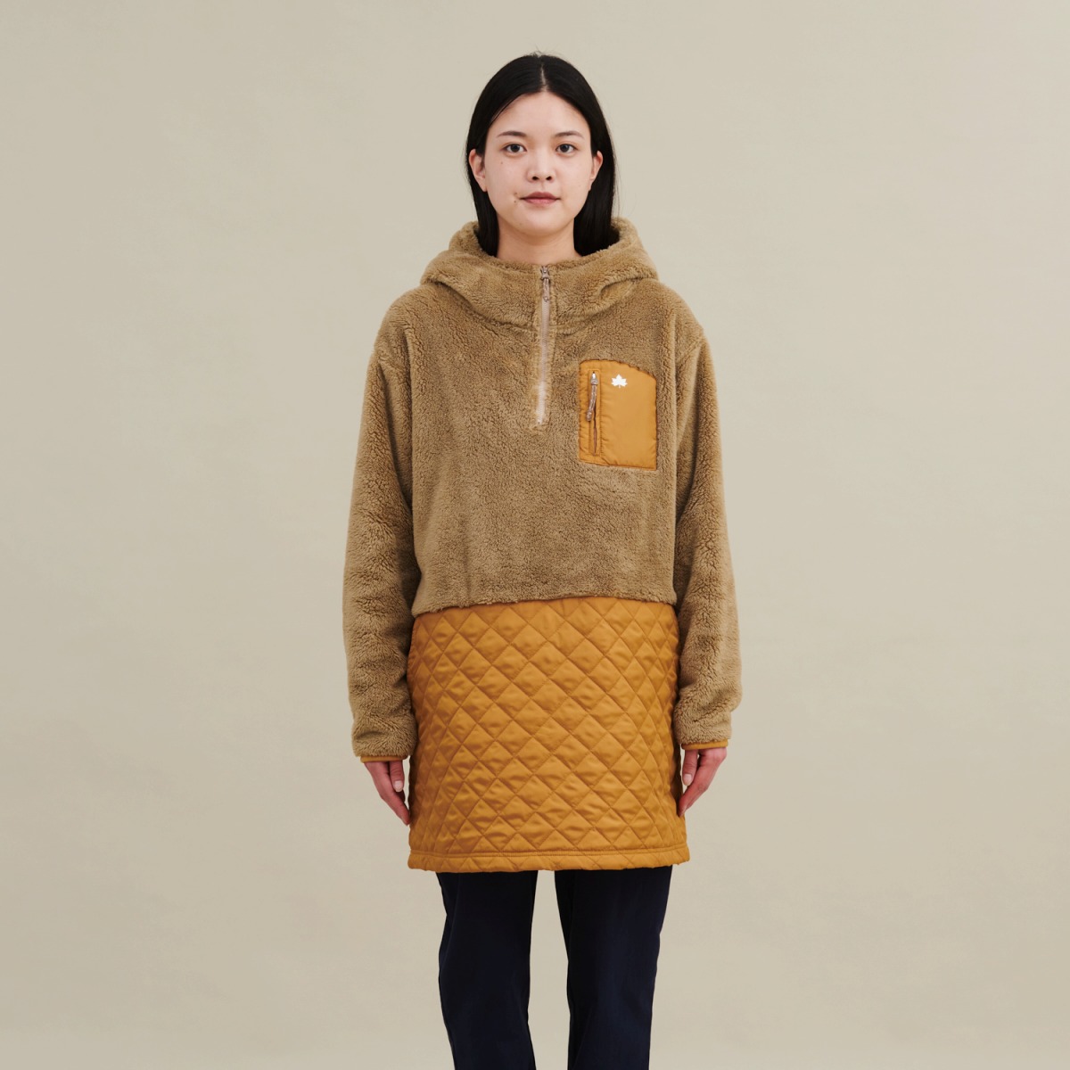 モコモコ×キルトドッキングワンピース ワンピース