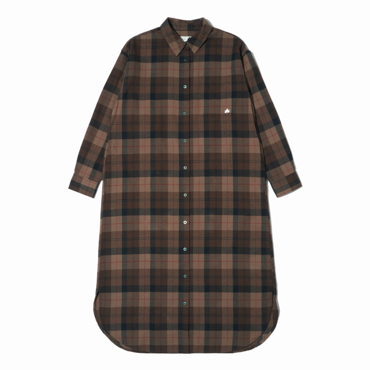 ブラッシュドフォールチェックワンピース ワンピース