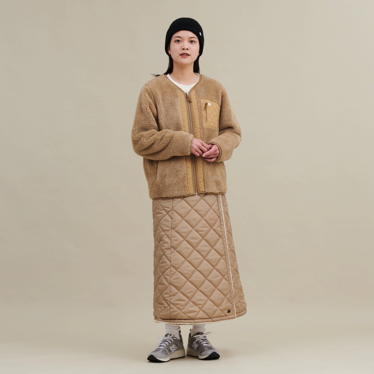 ラップアラウンドロングスカート ボトムス