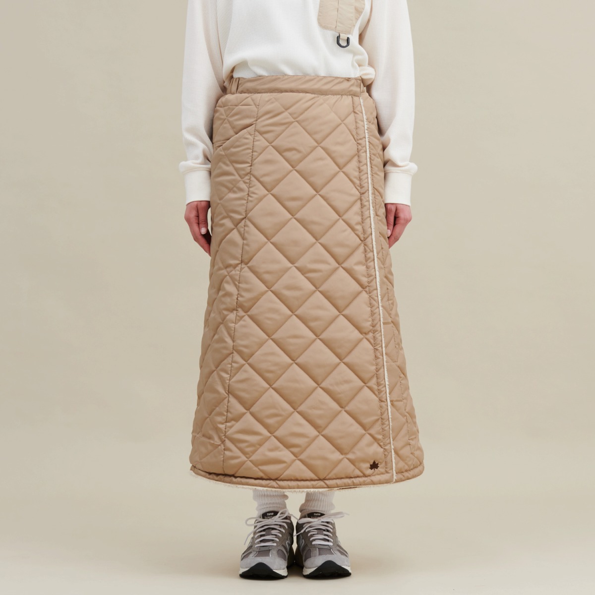 ラップアラウンドロングスカート ボトムス