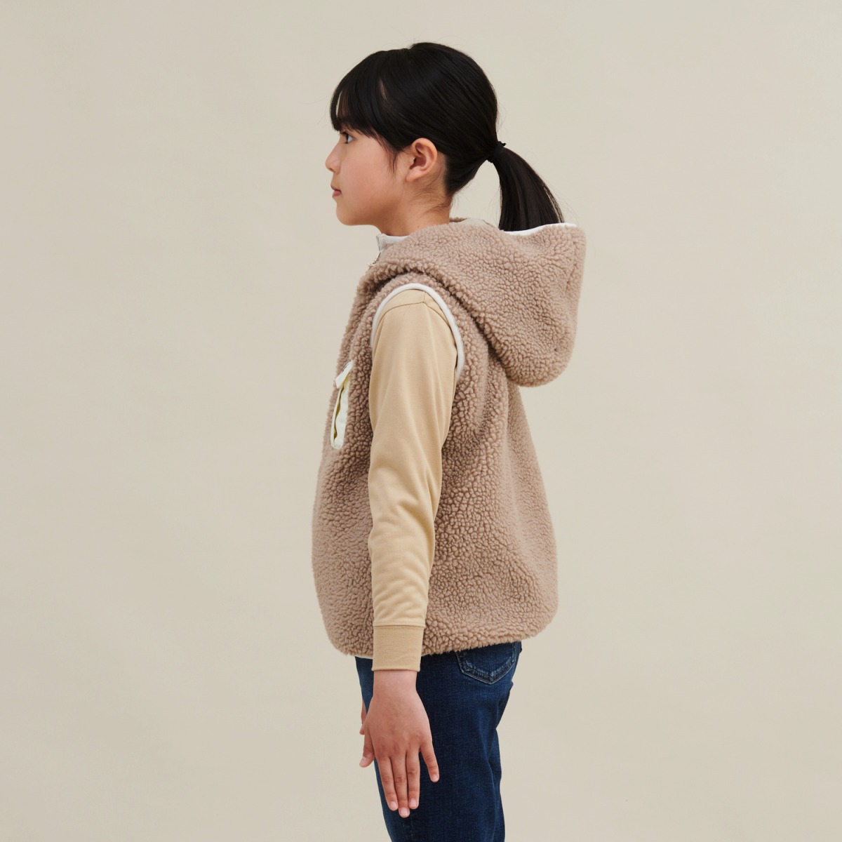 身長：134cm　着用サイズ：130