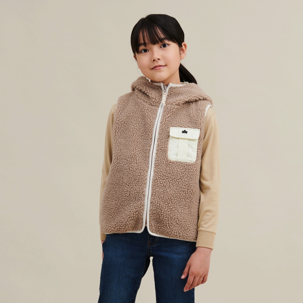 身長：134cm　着用サイズ：130