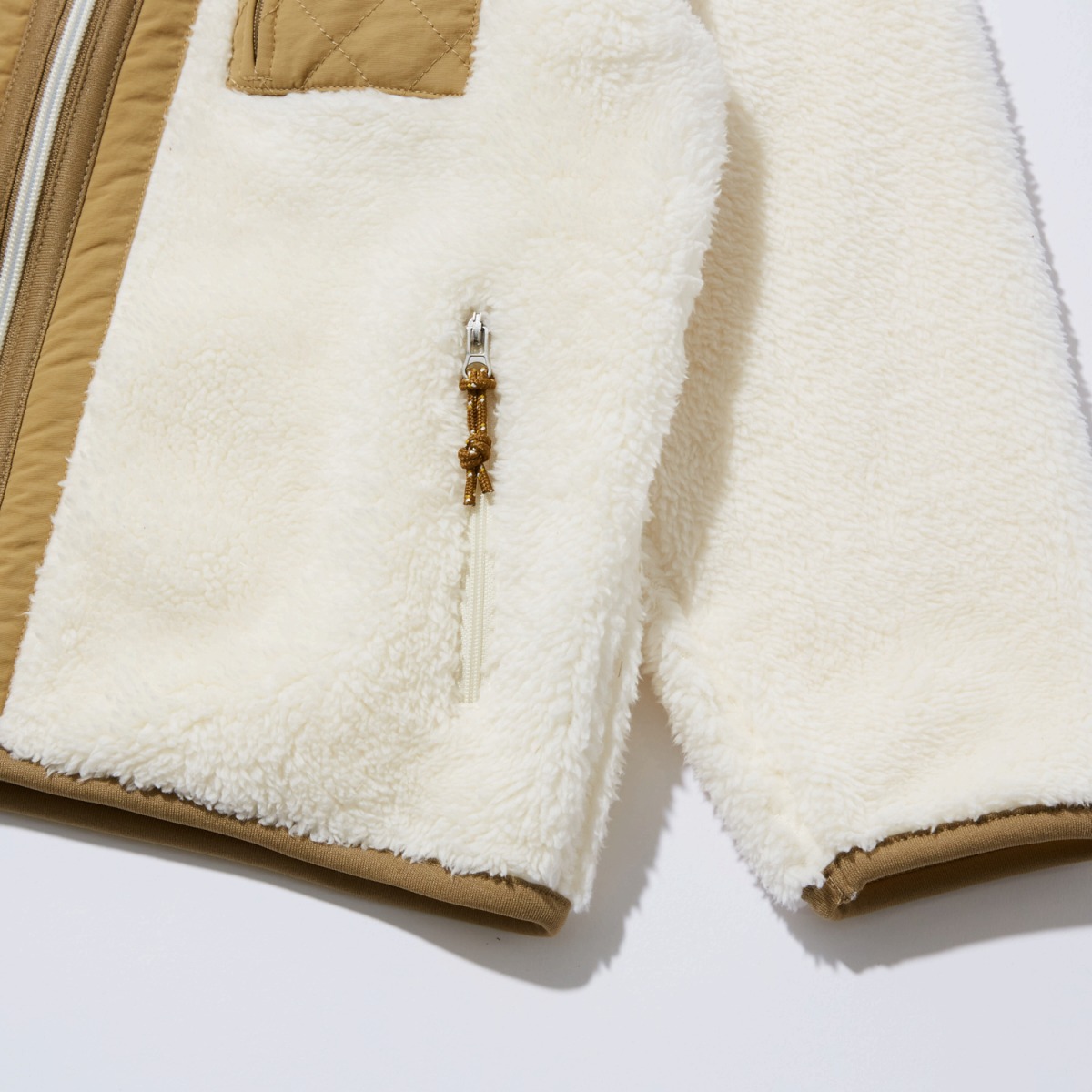 モコモコソフトノーカラージャケット アウター