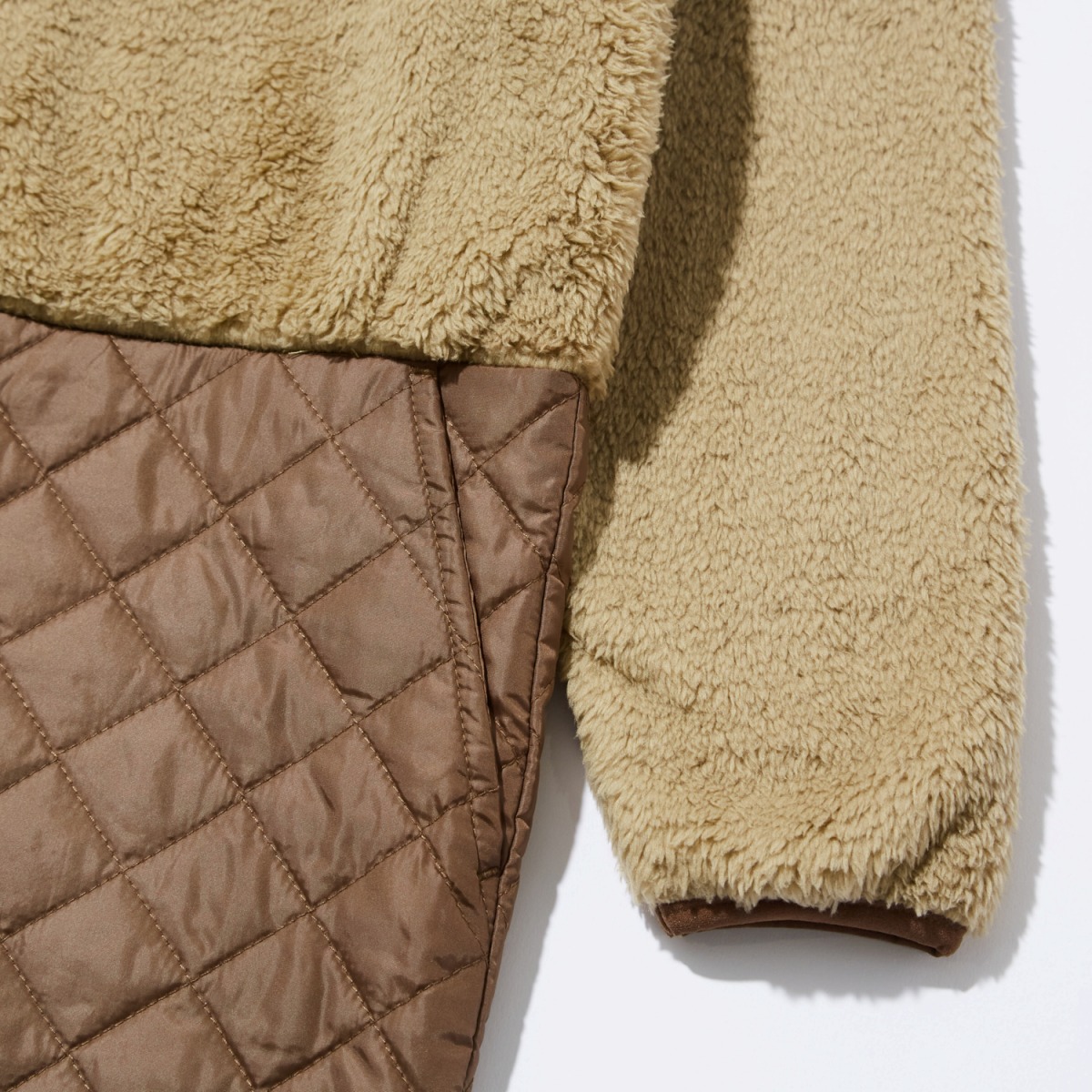 モコモコ×キルトドッキングワンピース ワンピース