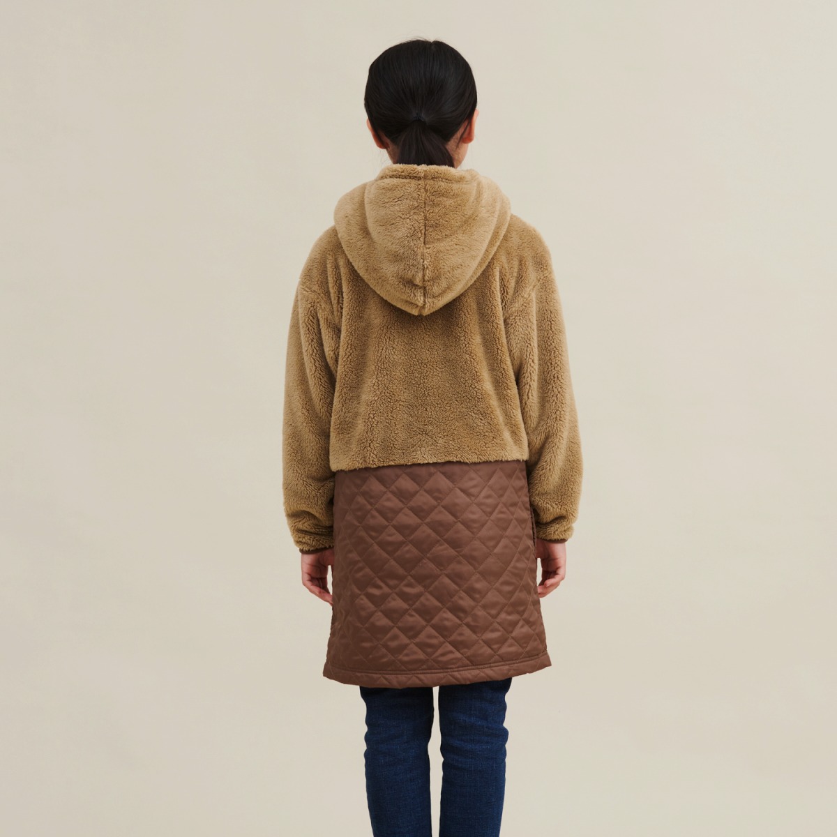 モコモコ×キルトドッキングワンピース ワンピース