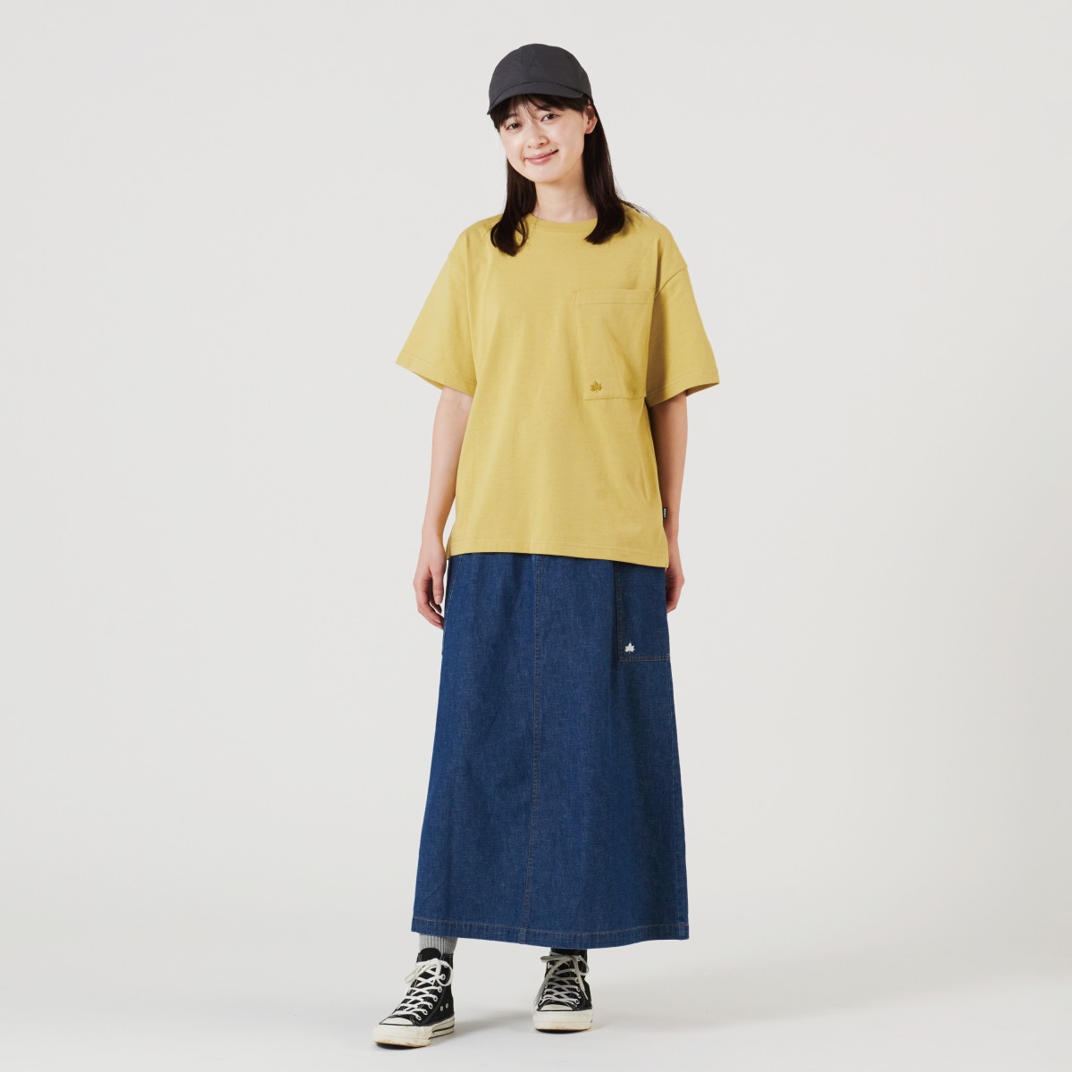 身長：166cm　着用サイズ：M