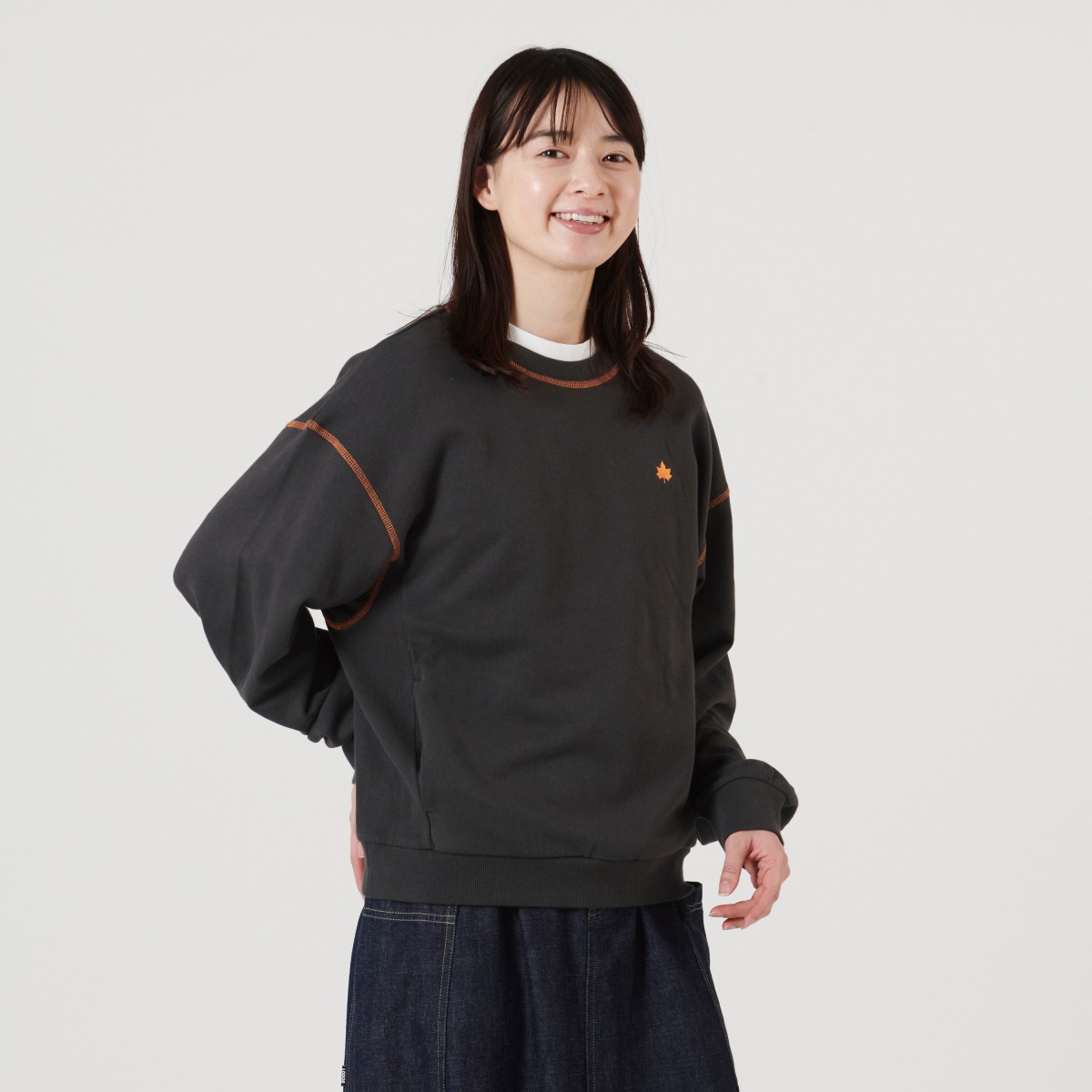 身長：166cm　着用サイズ：M
