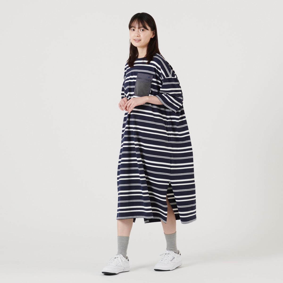 身長：166cm　着用サイズ：M