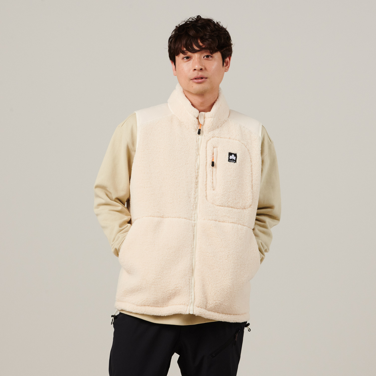 身長：180cm　着用サイズ：L