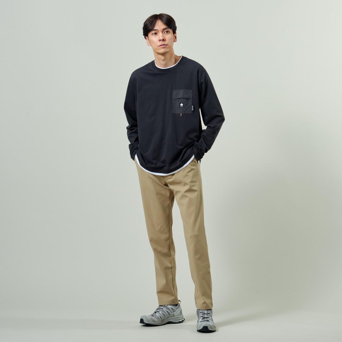 身長：180cm　着用サイズ：L