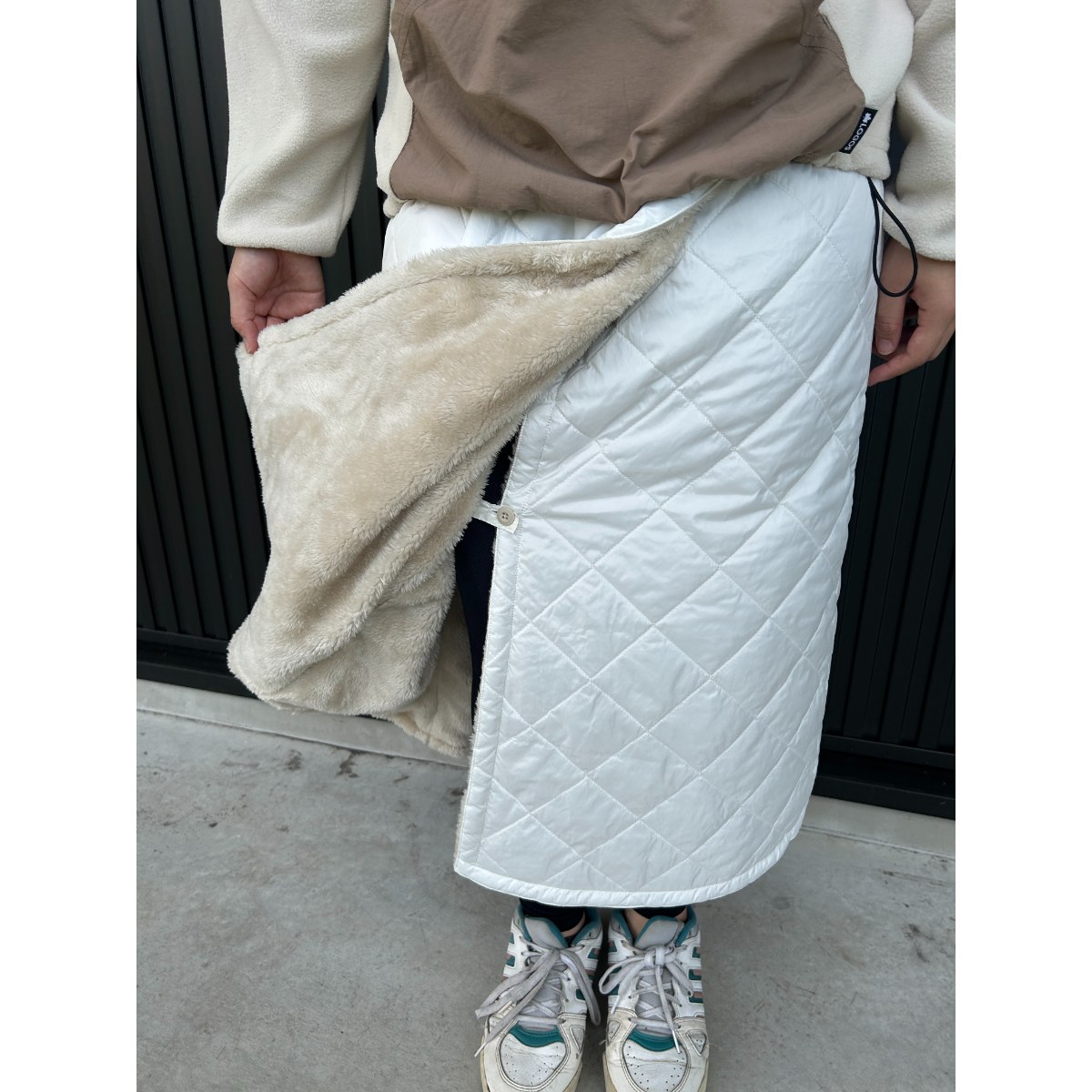 ラップアラウンドロングスカート ボトムス