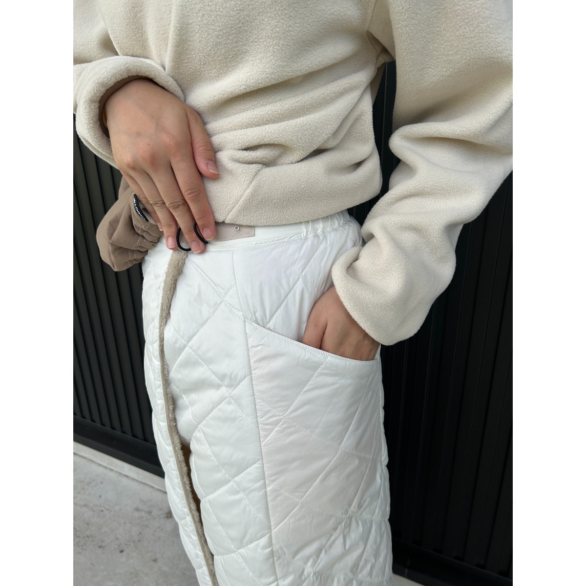 ラップアラウンドロングスカート ボトムス