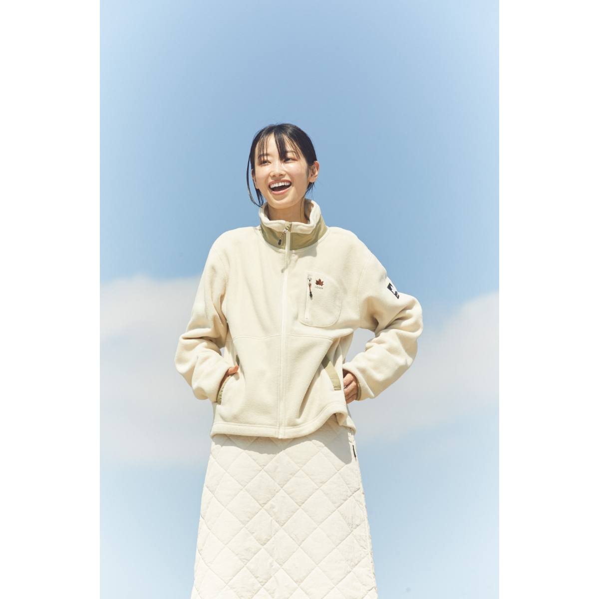 キルティングトラペゾイドスカート ボトムス