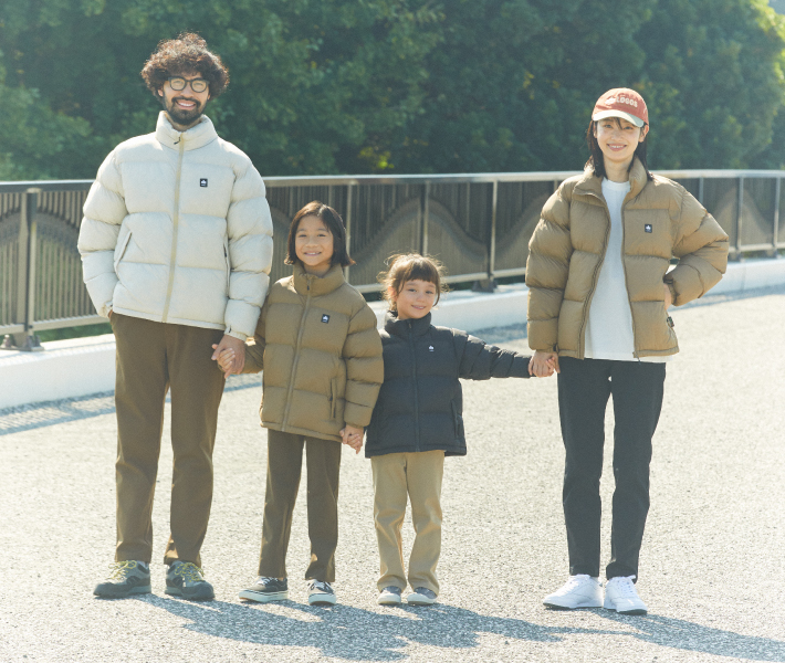 おそろいコーデ＝おそロゴスが楽しめる「ファミリーサイズ」