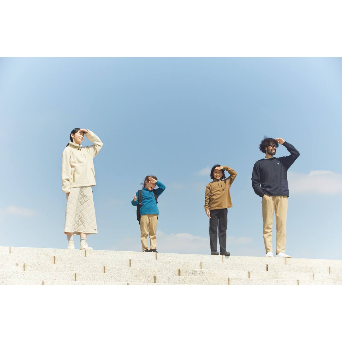 プレイフルフリーススタンドジップジャケット アウター