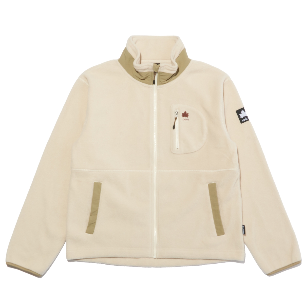 プレイフルフリーススタンドジップジャケット アウター