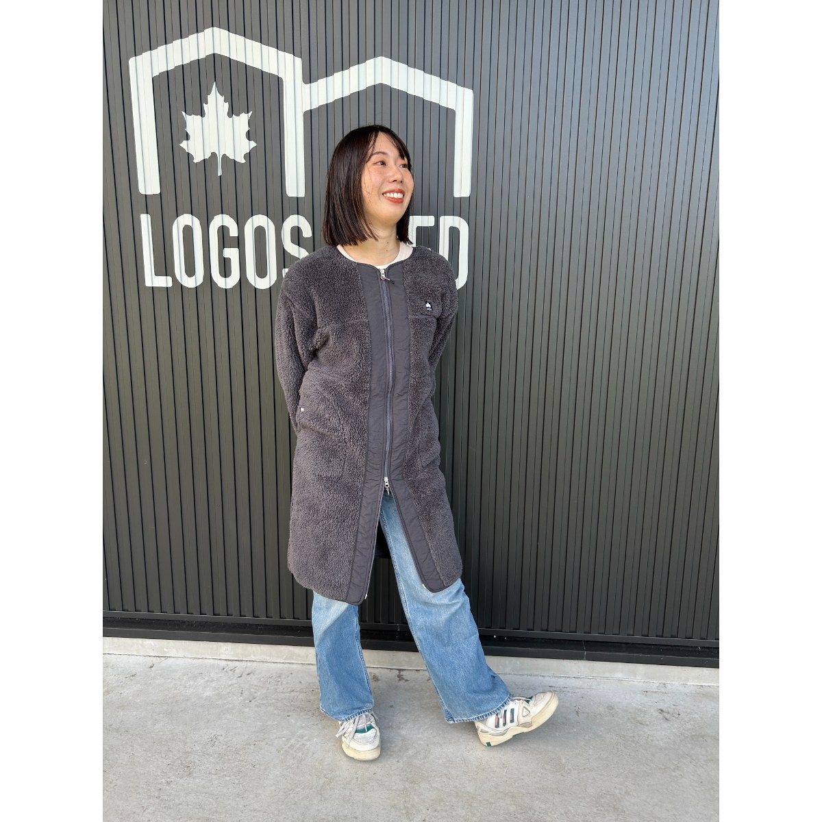 フラッフィーロングコート アウター