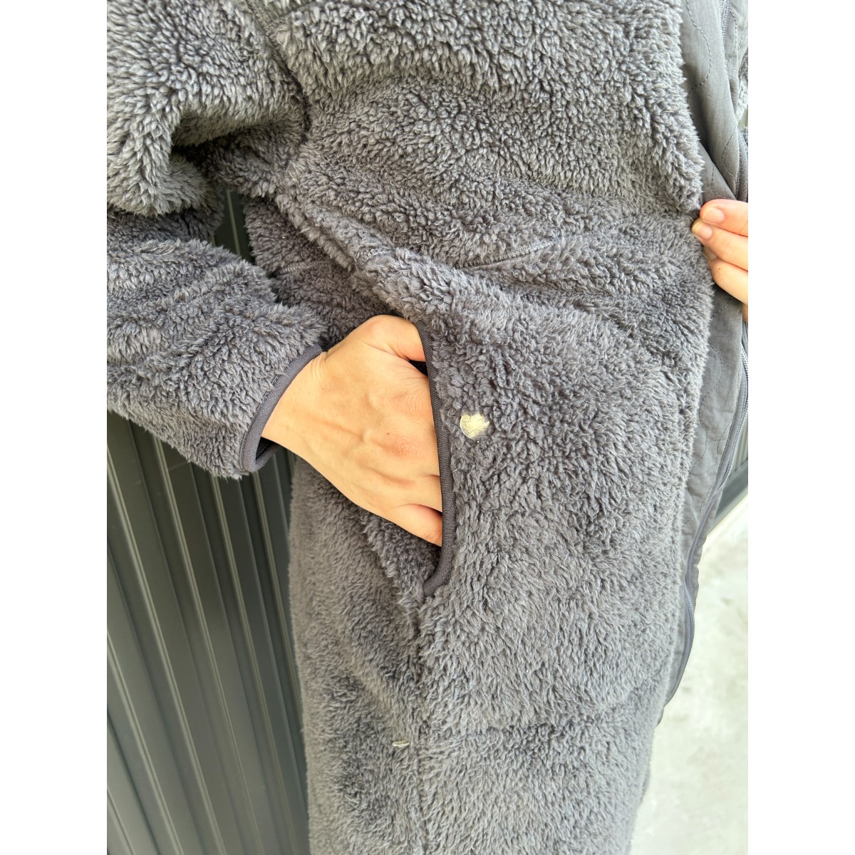 フラッフィーロングコート アウター