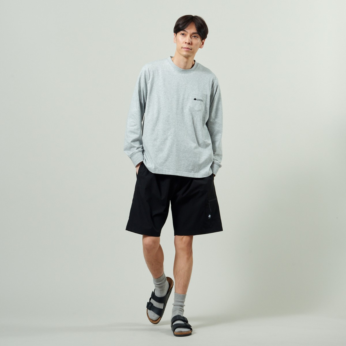 身長：180cm　着用サイズ：L