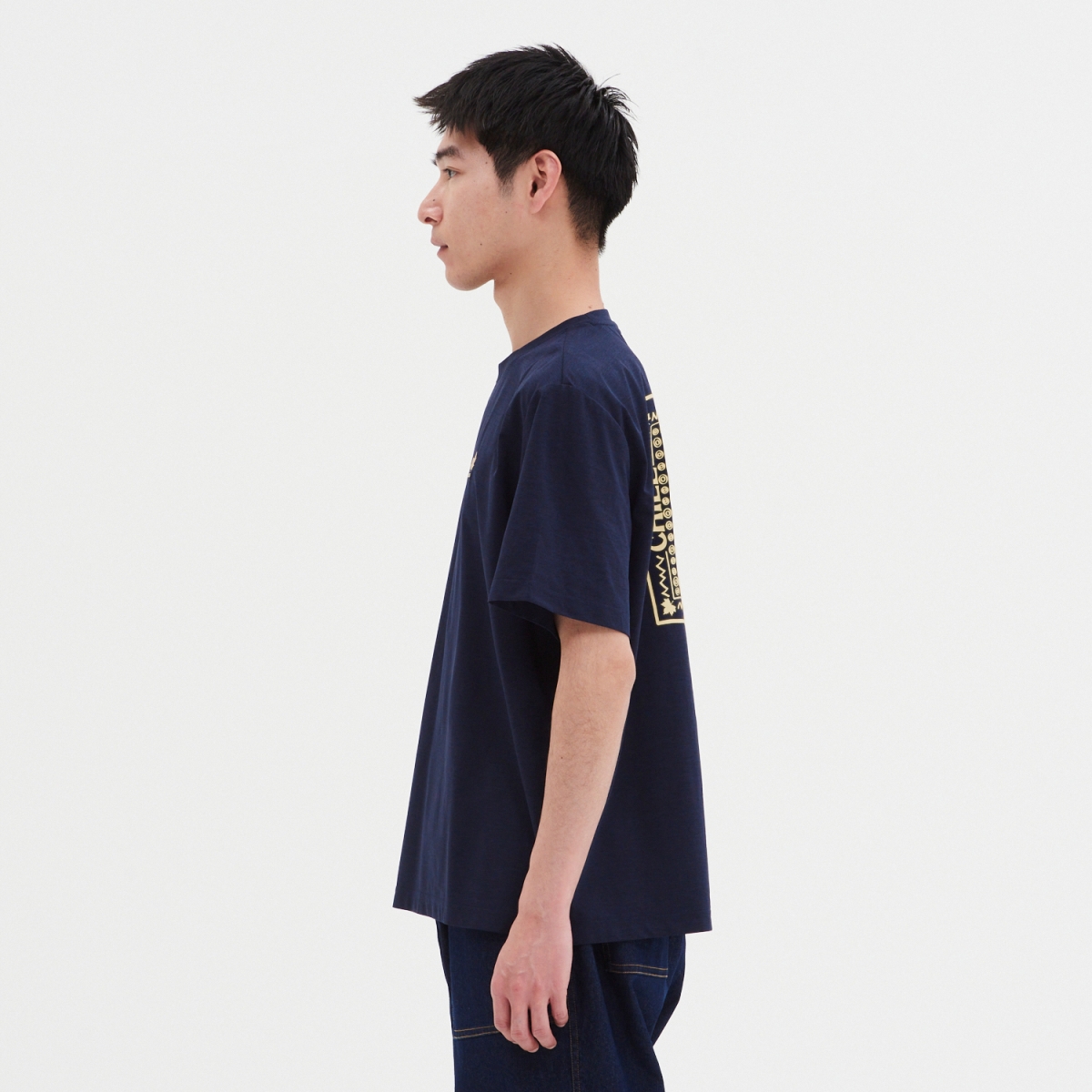 バックプリント　バンダナＴシャツ トップス