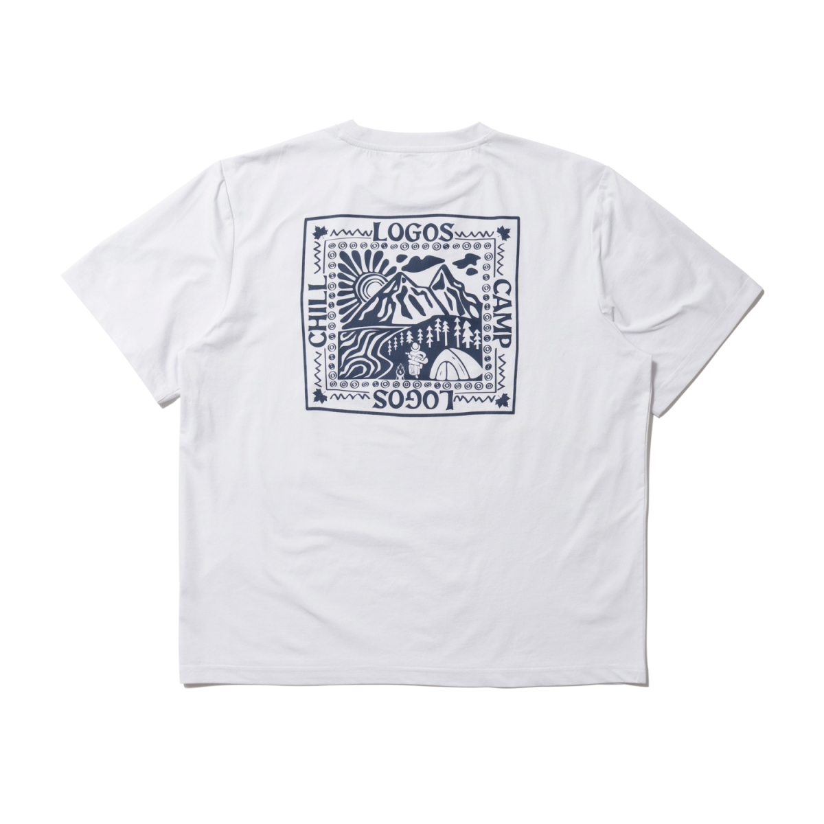 バックプリント　バンダナＴシャツ トップス