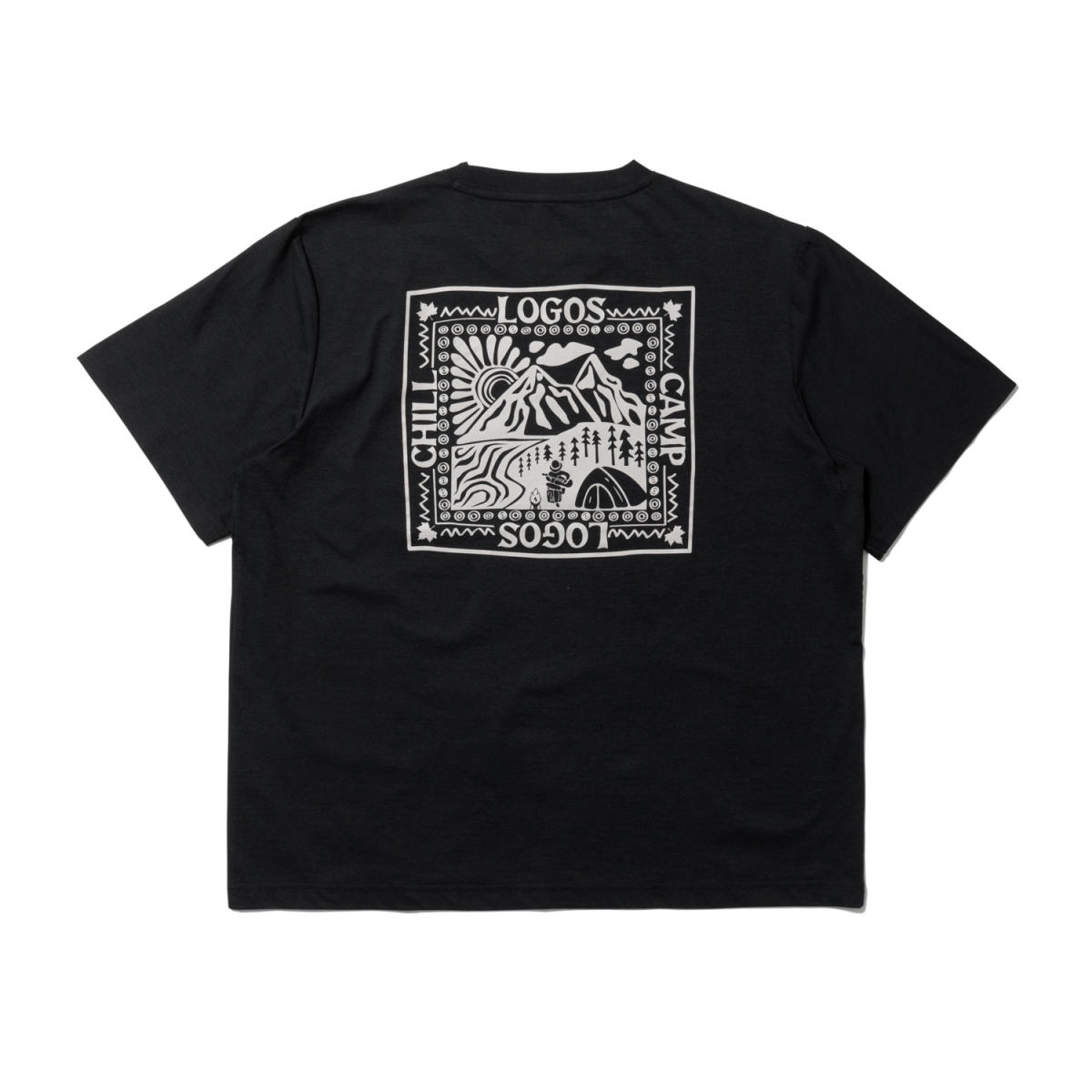 バックプリント　バンダナＴシャツ トップス