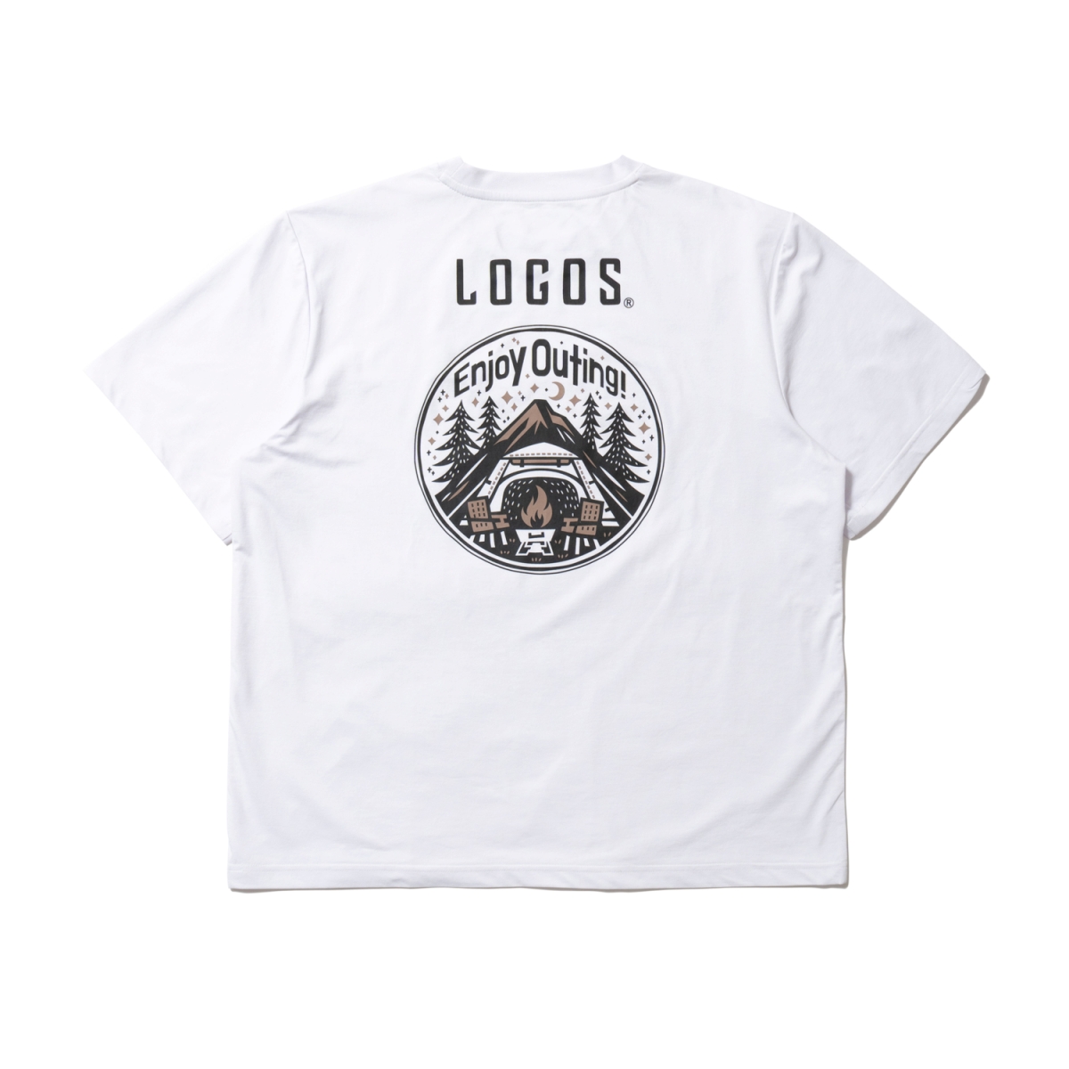 バックプリント　サークルＴシャツ トップス