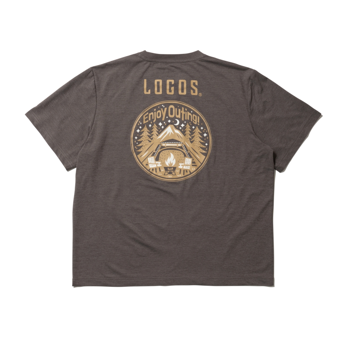 バックプリント　サークルＴシャツ トップス