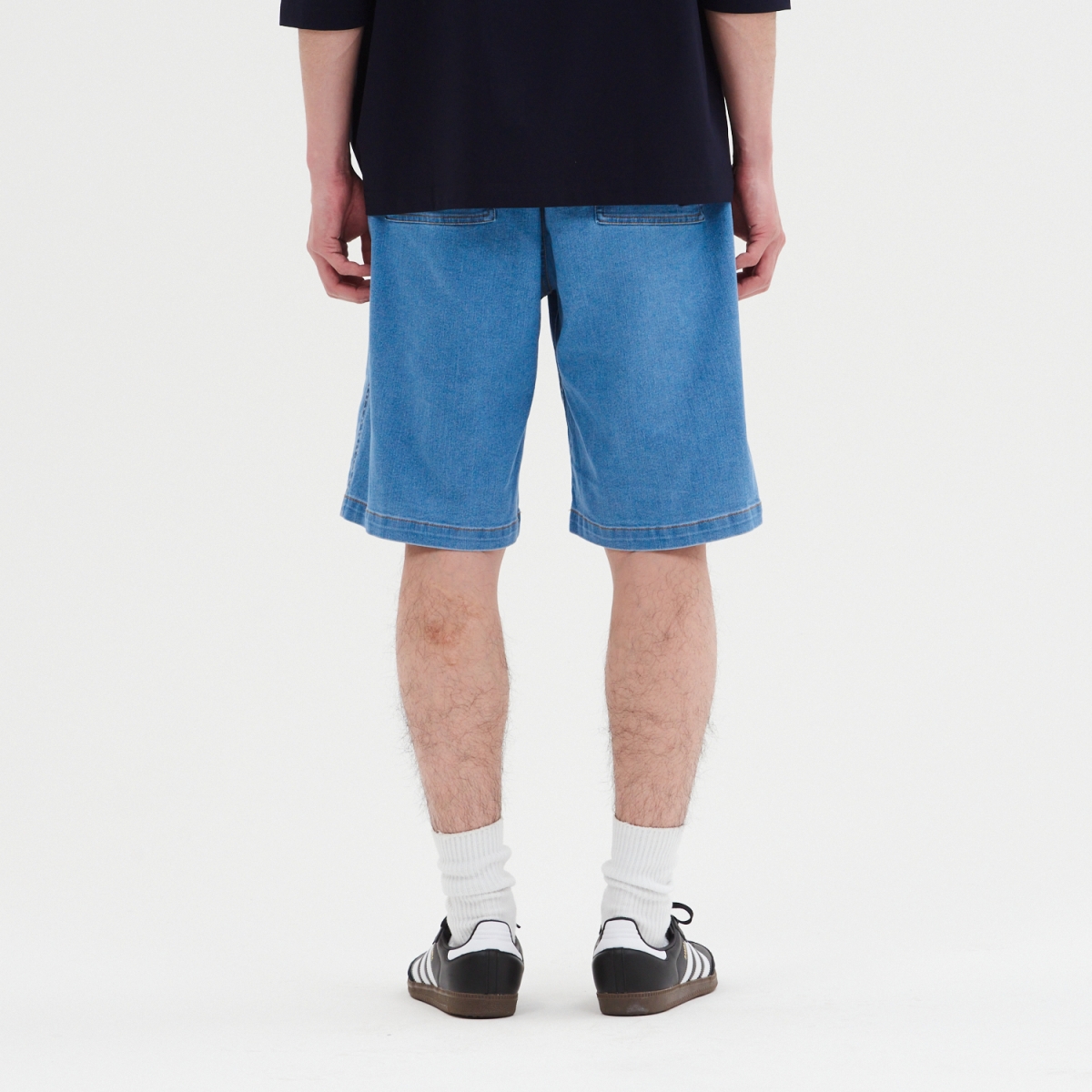 クールタッチ　デニムショートパンツ ボトムス