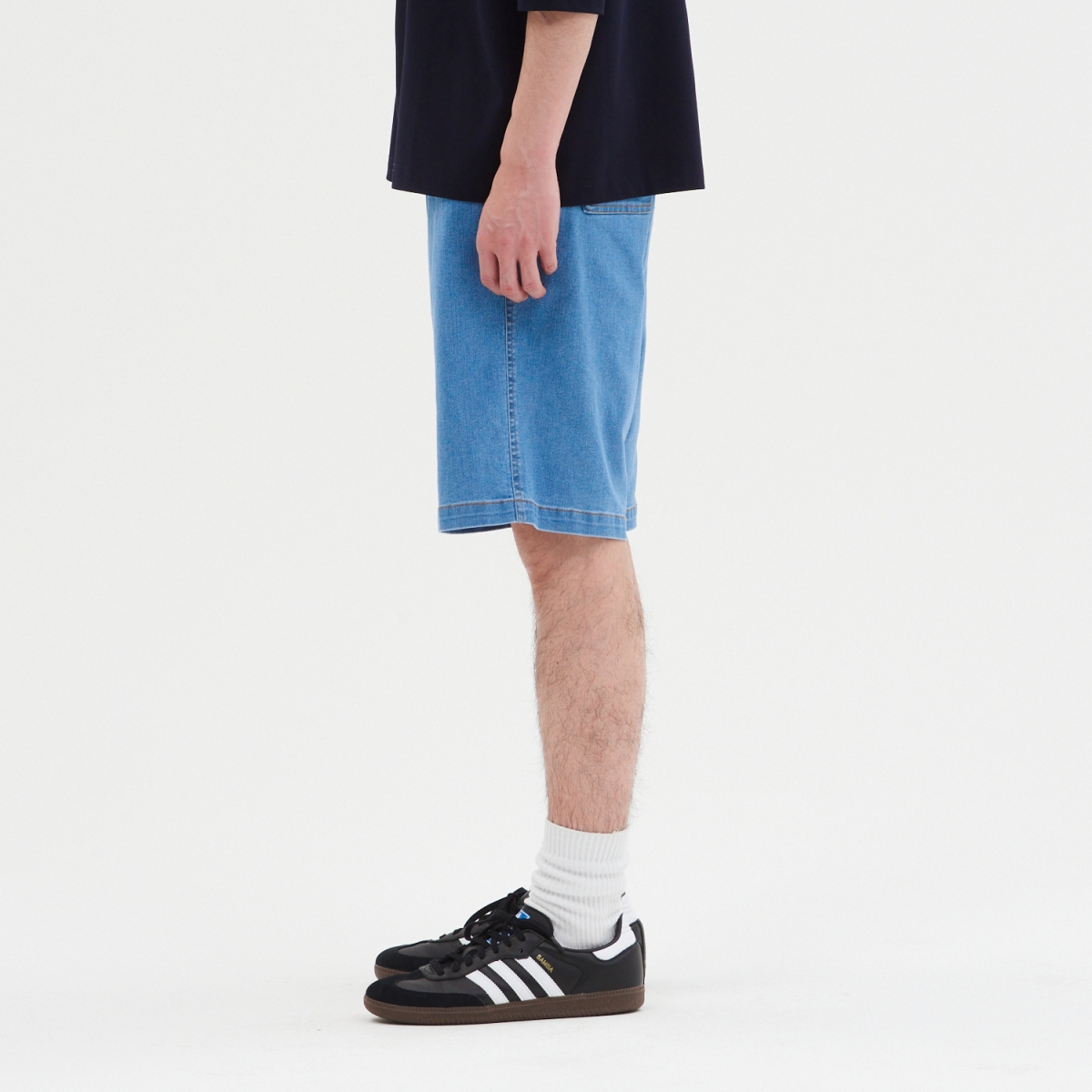 クールタッチ　デニムショートパンツ ボトムス