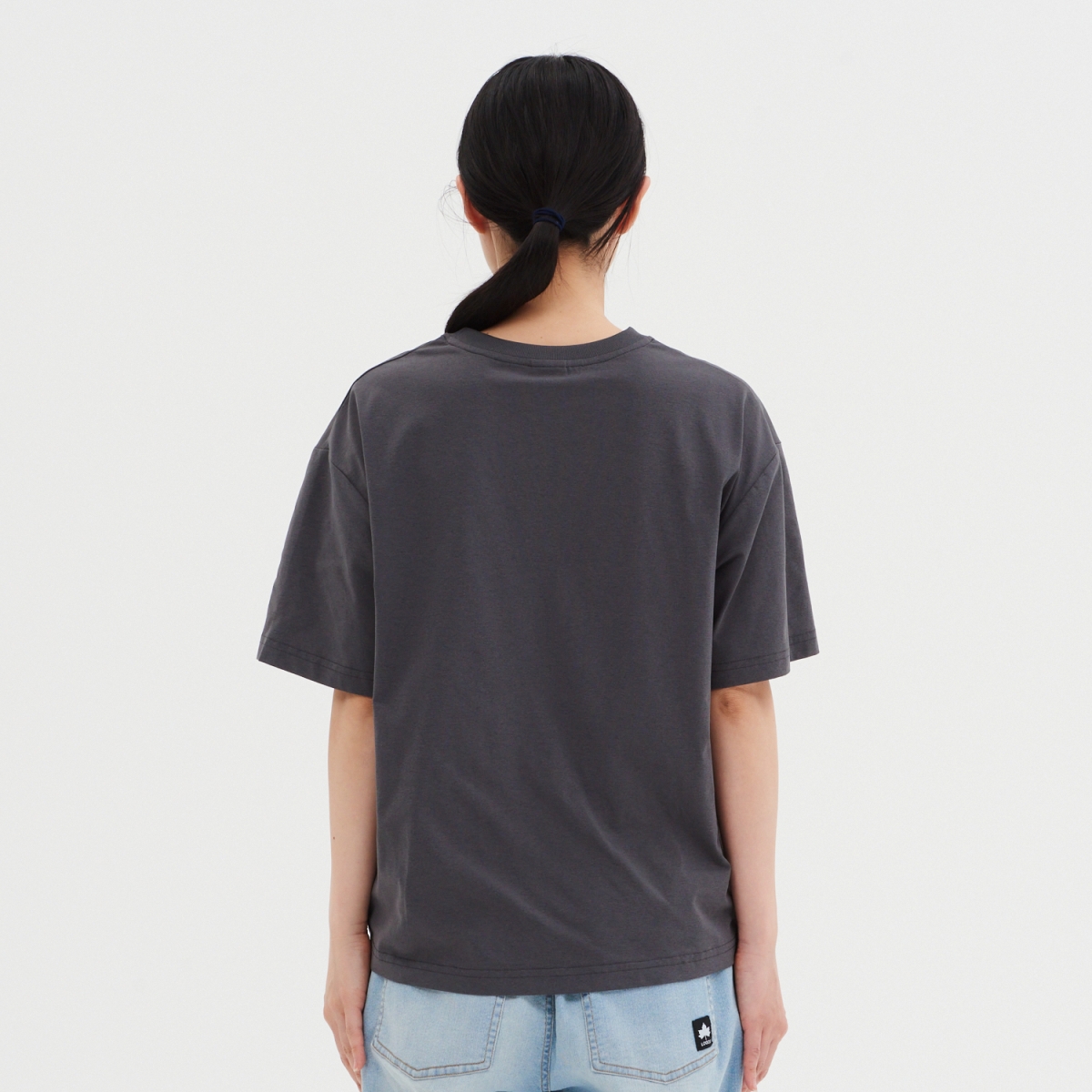 LADIES　コクーンシルエットTシャツ トップス