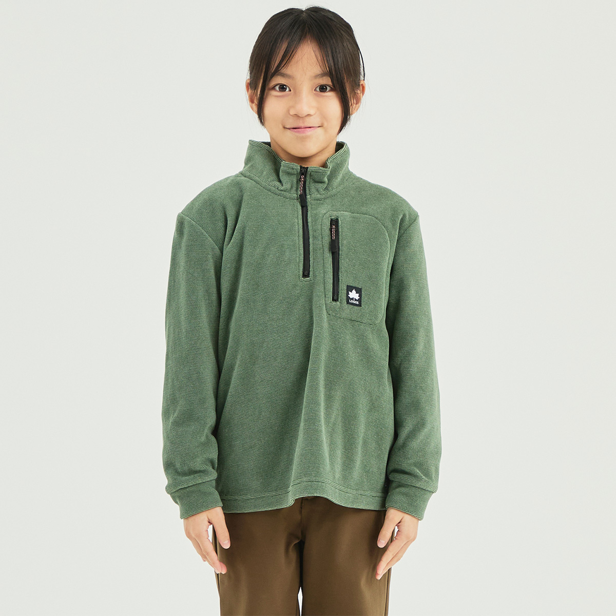 ニードルボーダーハイジップ（Family）KIDS アウター