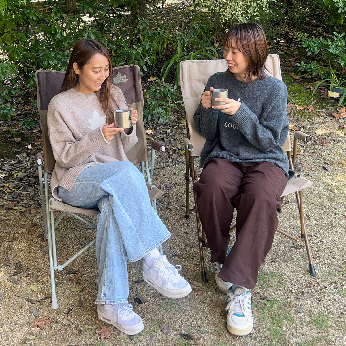 メープルリーフインターシャセーター　LADIES トップス