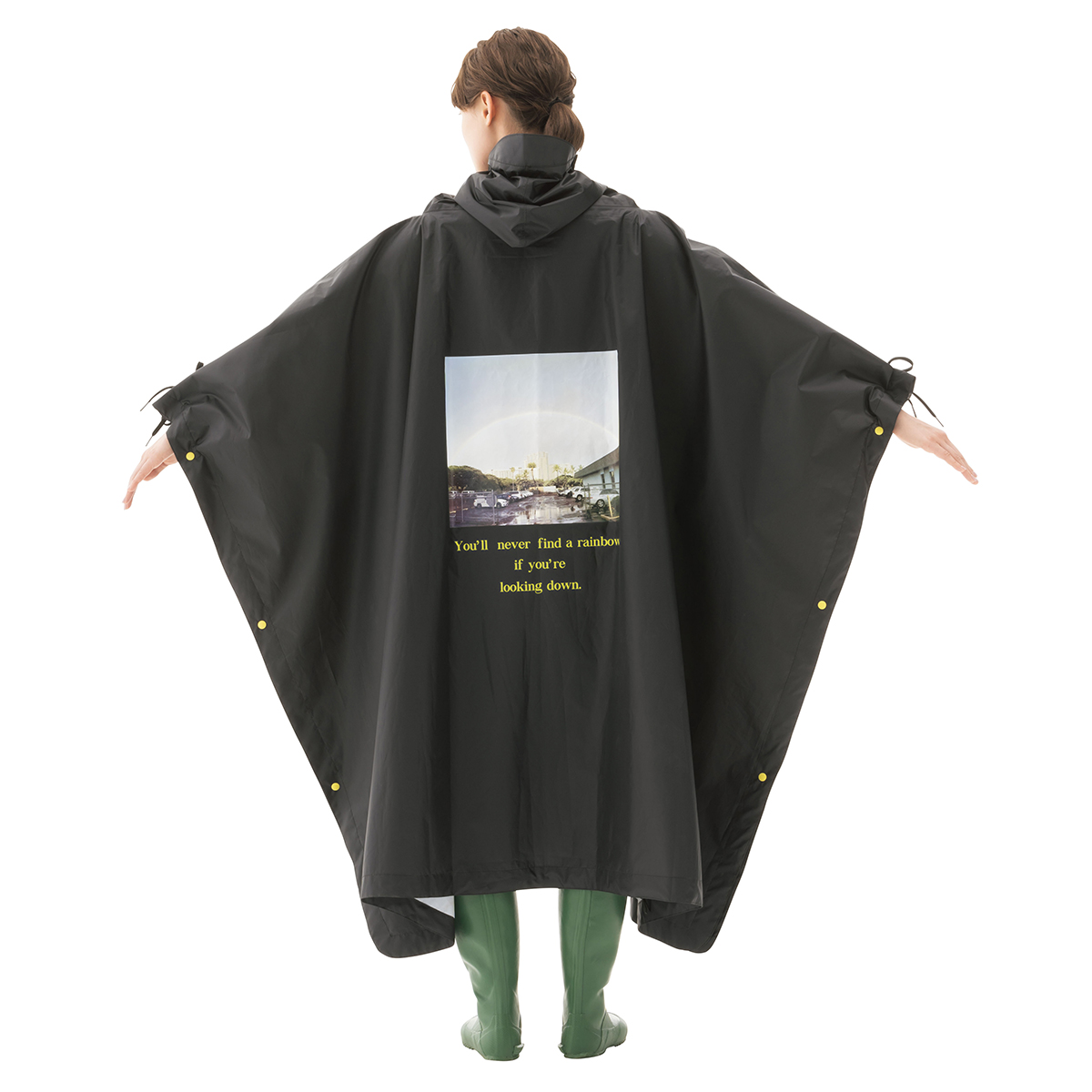 LOGOS Memories Rain Poncho（Rainbow） 個人レインウエア
