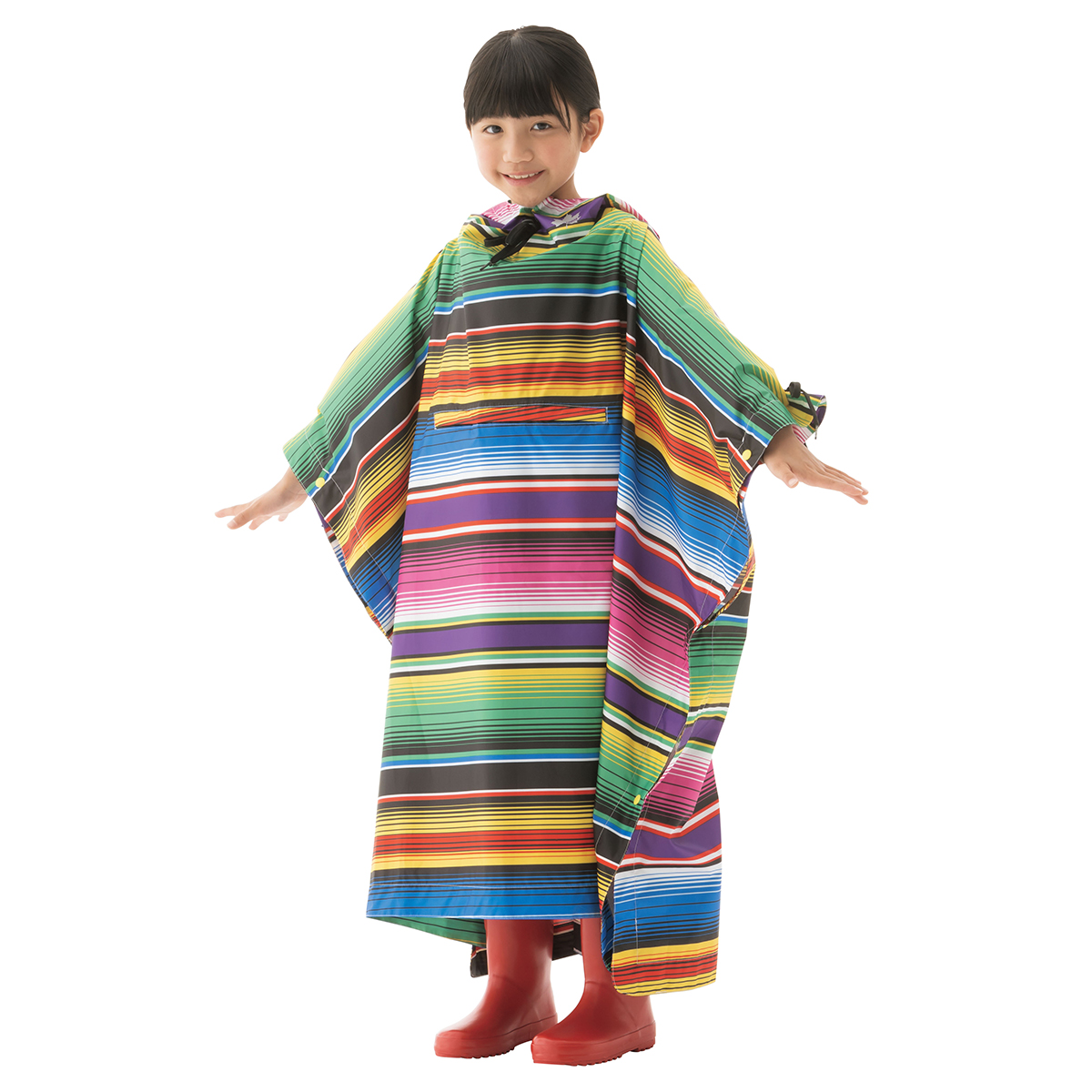 LOGOS Memories Rain Poncho for KIDS（Festival） 個人レインウエア