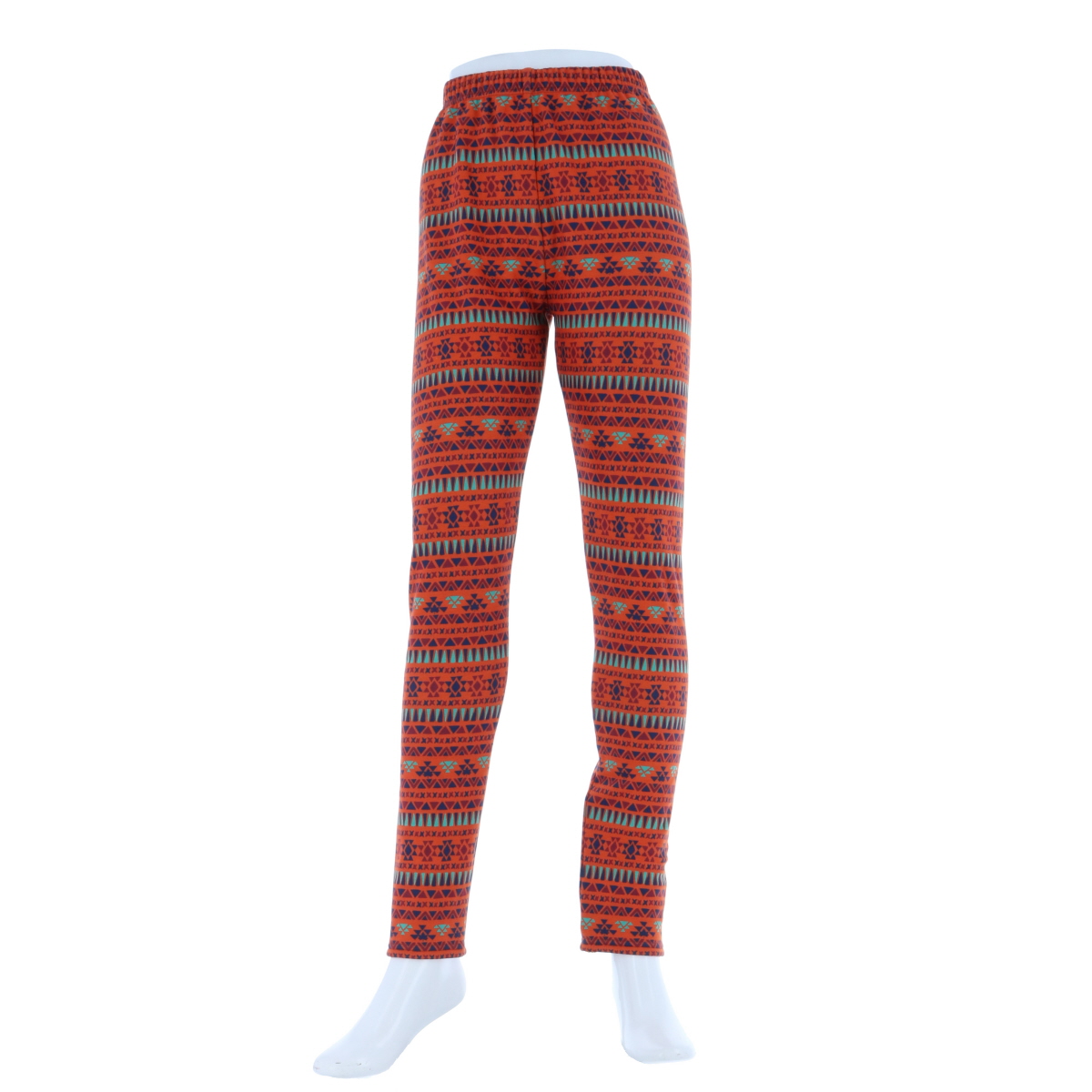 インカ柄裏起毛レギンス（レディース） フットウエア