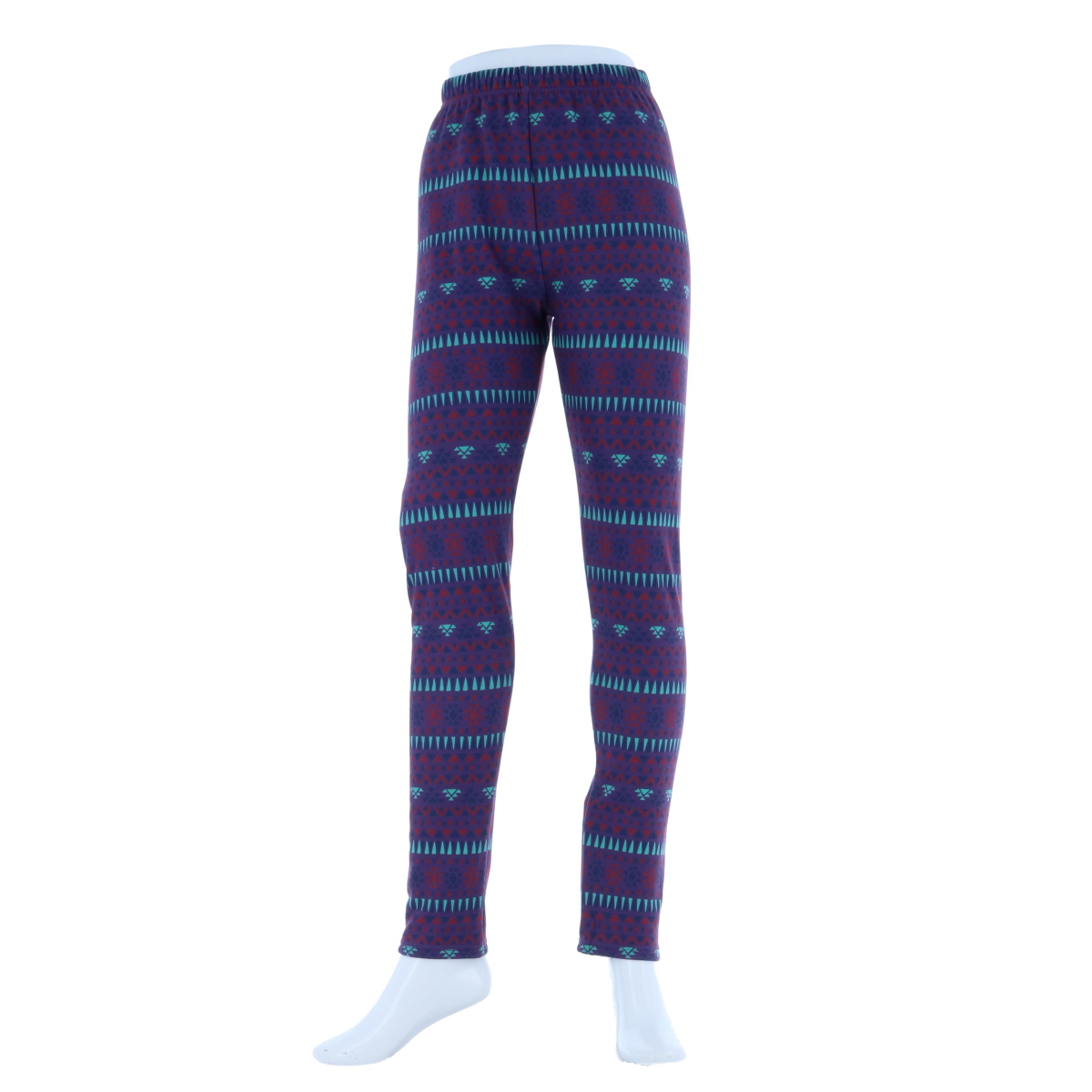 インカ柄裏起毛レギンス（レディース） フットウエア