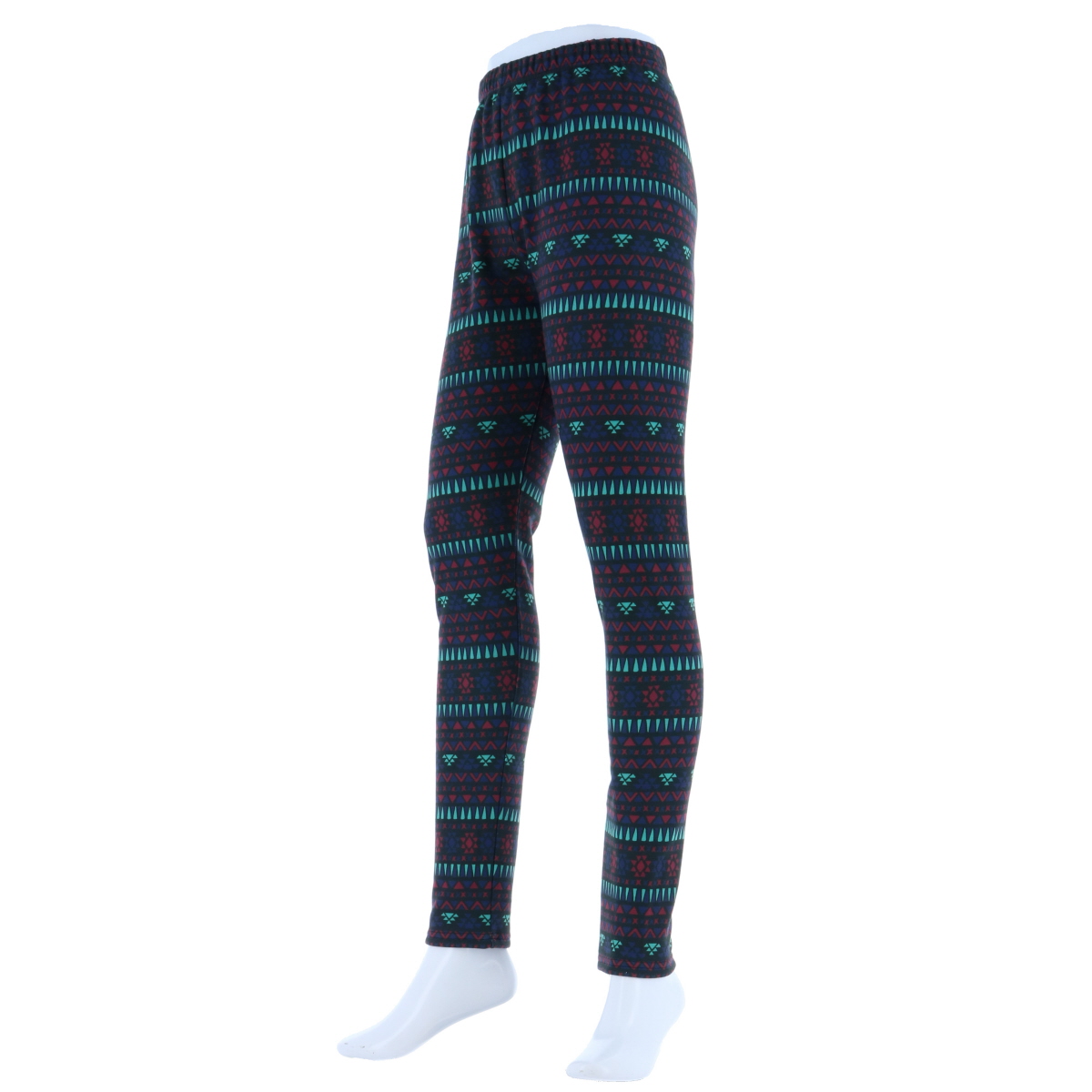 インカ柄裏起毛レギンス（レディース） フットウエア