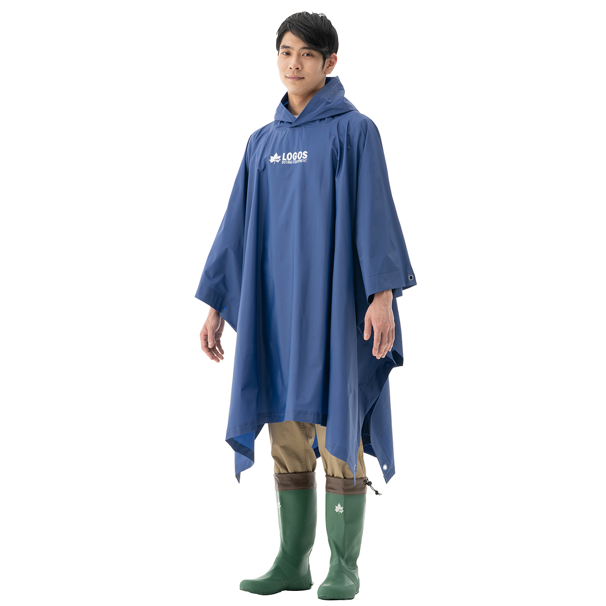 LOGOSマルチトレックポンチョ 個人レインウエア
