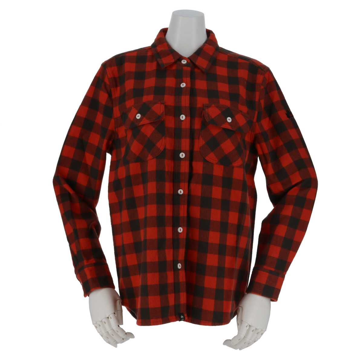 WOMENS ブロックチェックネルシャツ トップス