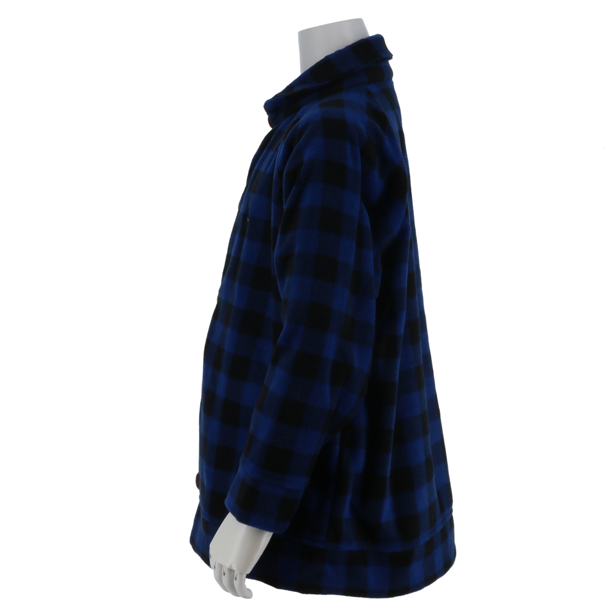 KIDS ブロックチェックフリースカーデ トップス