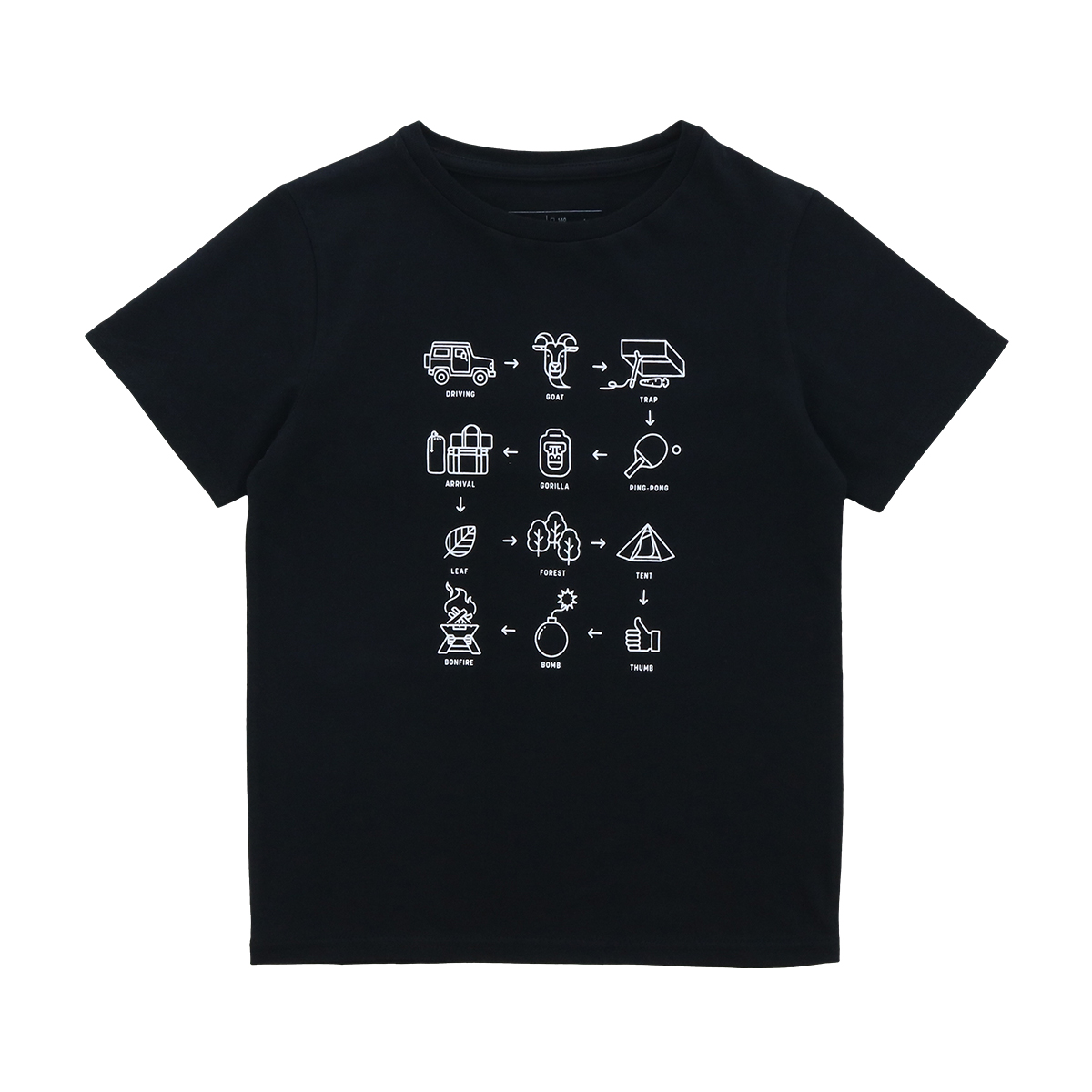 T-B KIDS SHIRITORI BA トップス